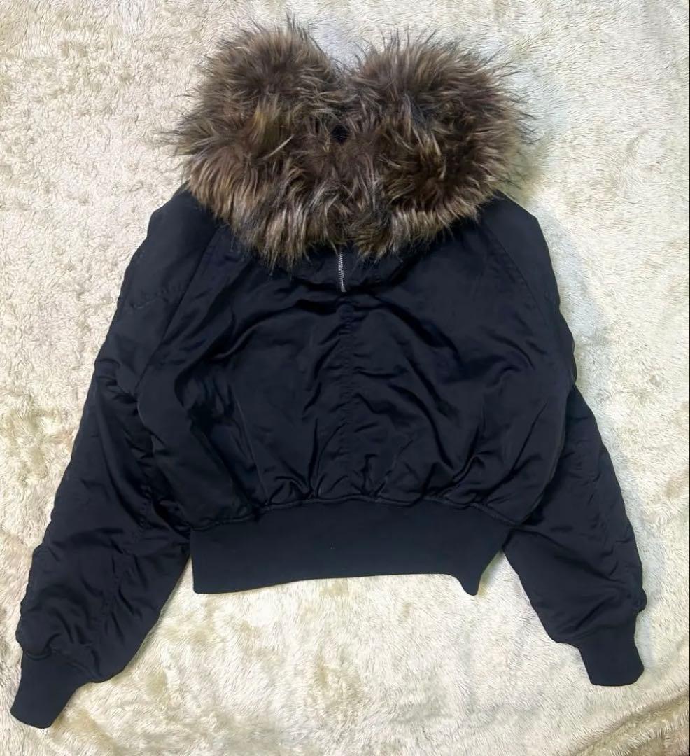 moussy N-2Bフライトジャケット　美品　y2k 鬼ファー　ギャル