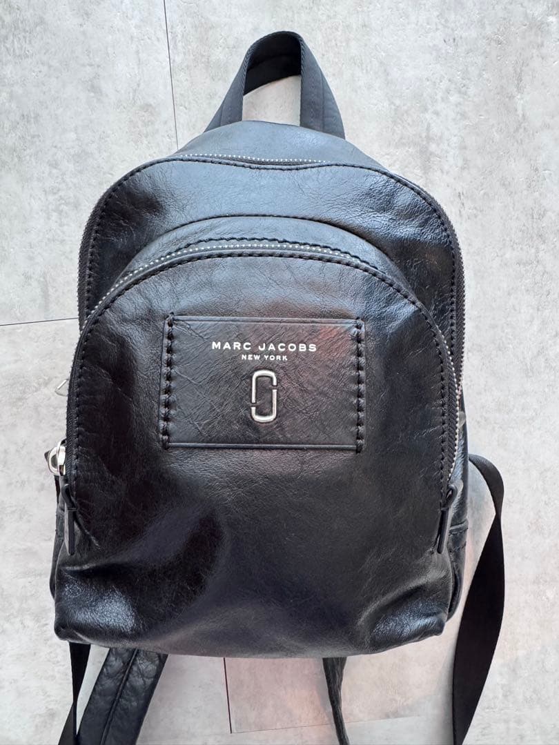 MARC JACOBS ブラックレザーリュック