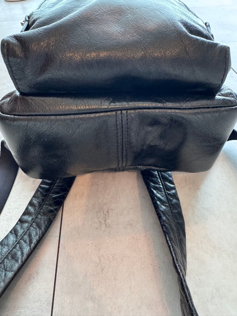 MARC JACOBS ブラックレザーリュック