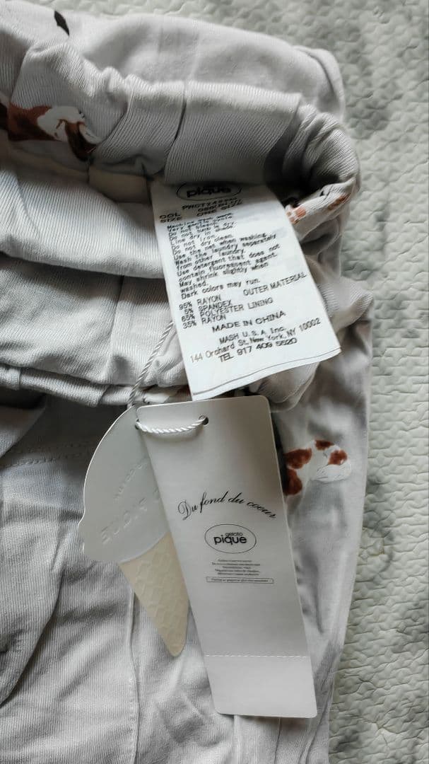 GELATO PIQUE フレンチブル柄 ルームウェアセット 16-4