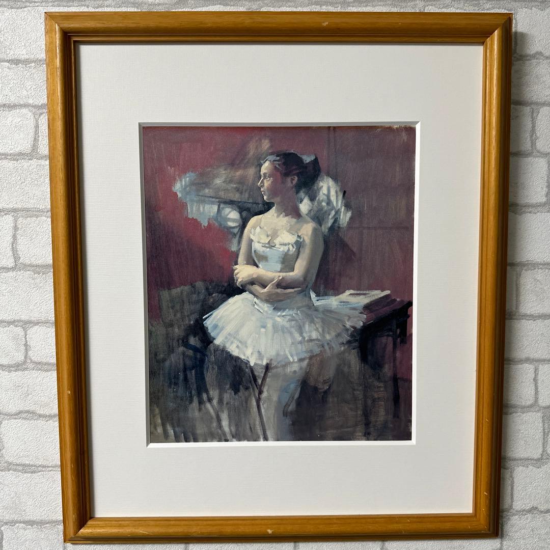 小磯良平 絵画 踊り子 バレリーナ 美術品 ポスター - メルカリ