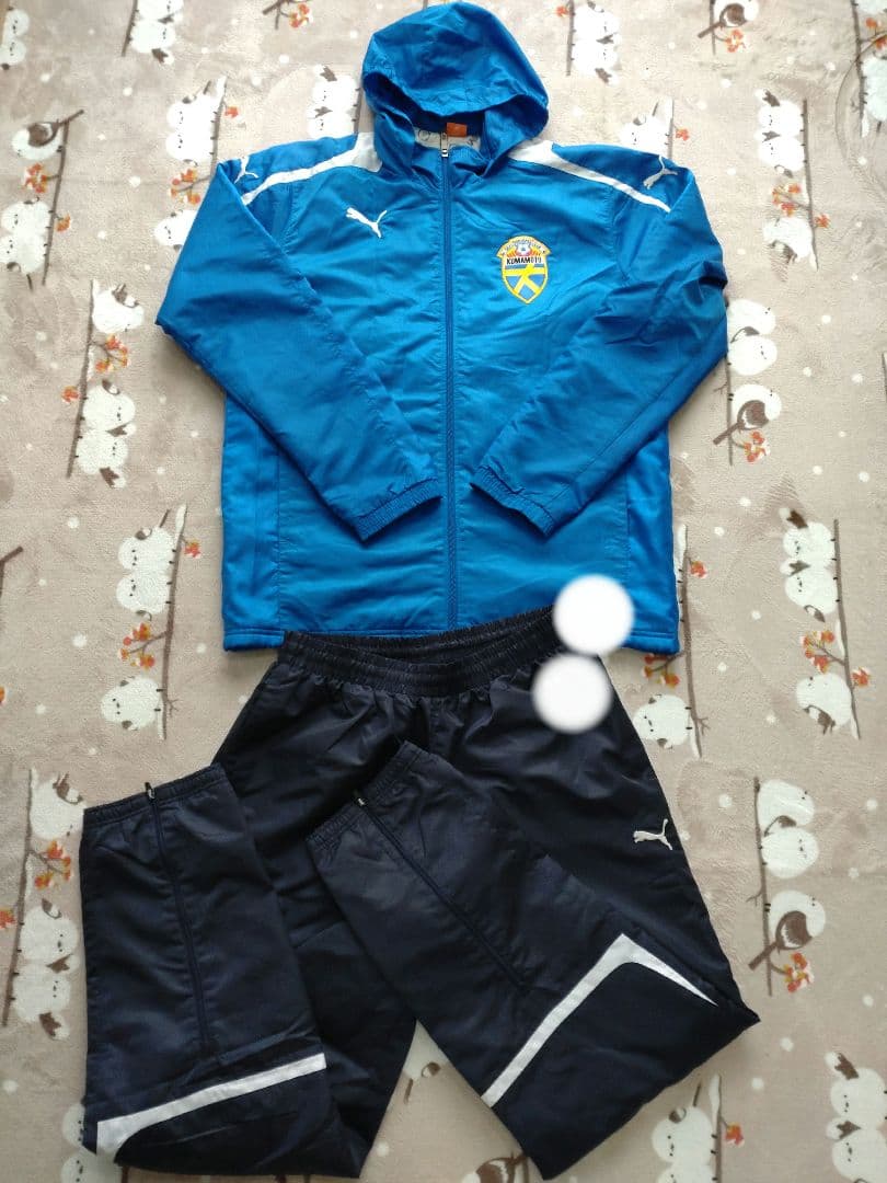 128 】熊本大津高校サッカー部ウォーマー上下セット（激レア商品