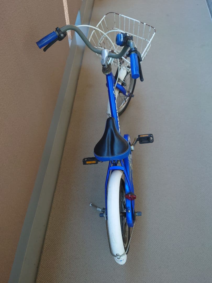 【運賃込み】14インチ　補助輪あり　トミカ 幼児用自転車 青