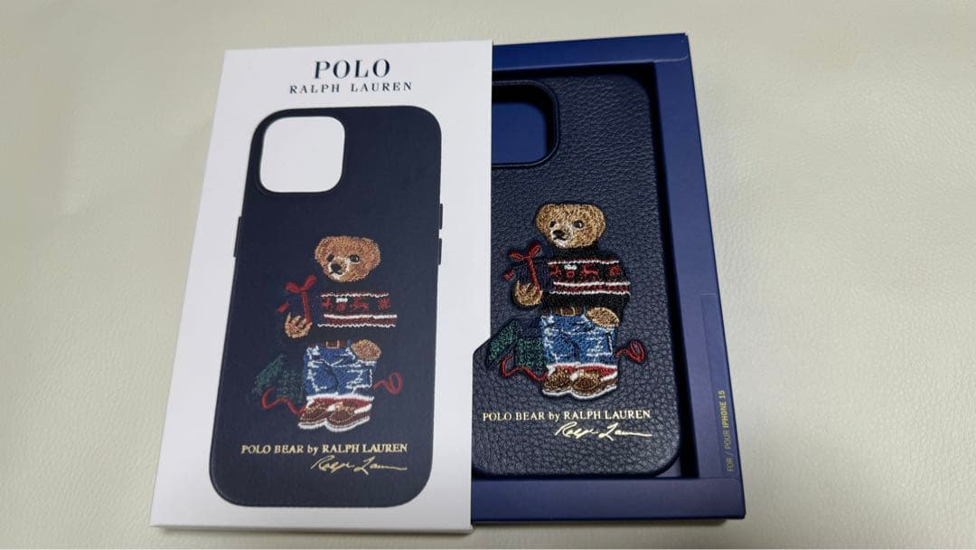 希少 新品未使用品 ポロラルフローレン ポロベア iPhone15 ケース