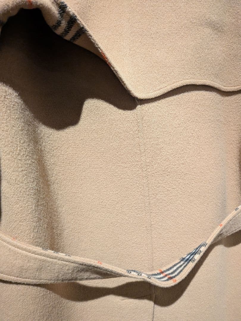 Burberrys ヴィンテージ メンズ ノバチェック ウールコート ベルト付き