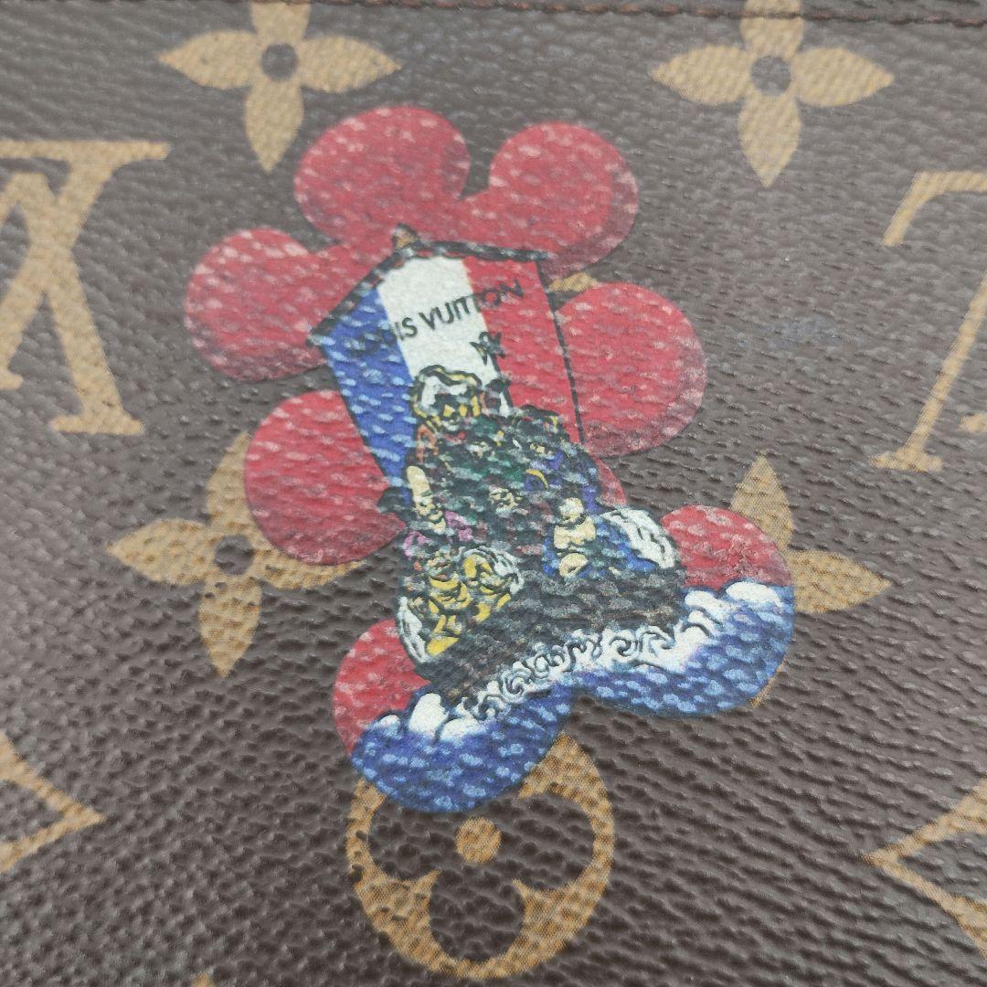 ルイヴィトン 長財布 ジッピーウォレット 歌舞伎 山本寛斎 達磨 希少 ラウンド