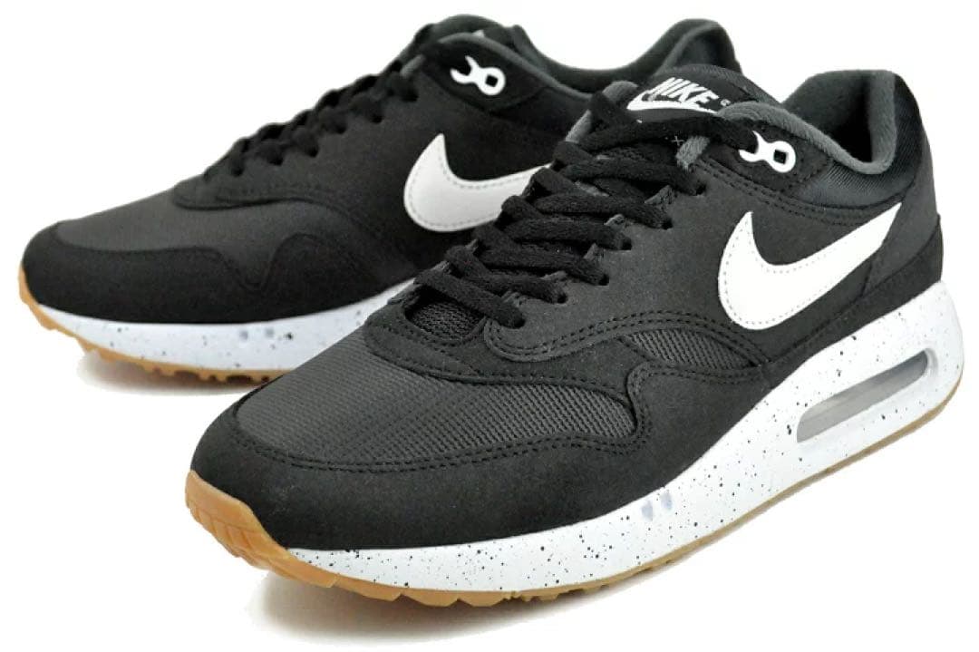 ナイキ ゴルフ 25.5cm エアマックス 1 シューズ スパイク 靴 白