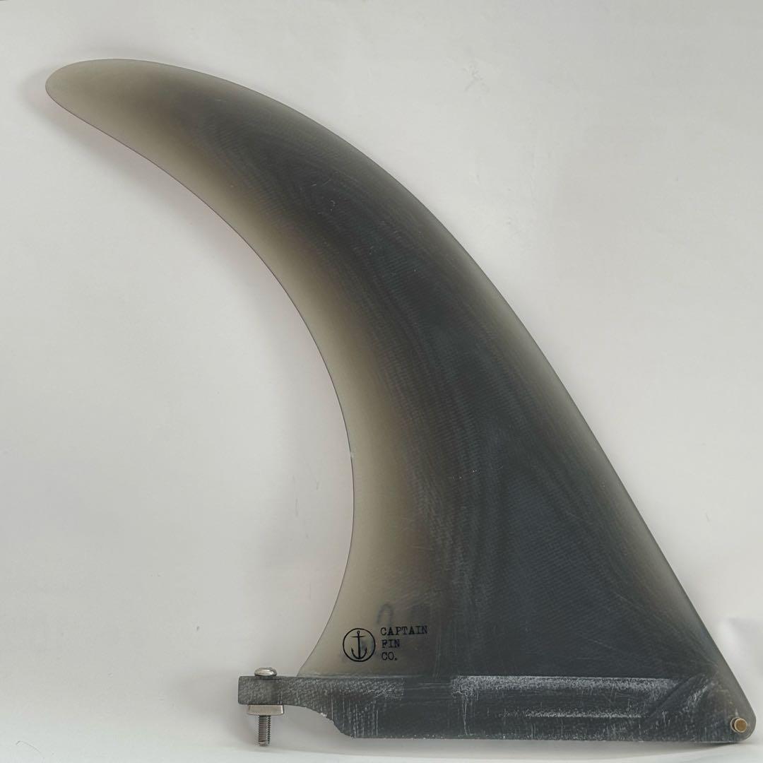 美品！Captain Fin C.C Tracker 9.5” スモーク ロングボードフィン センターフィン シングルフィン キャプテンフィン
