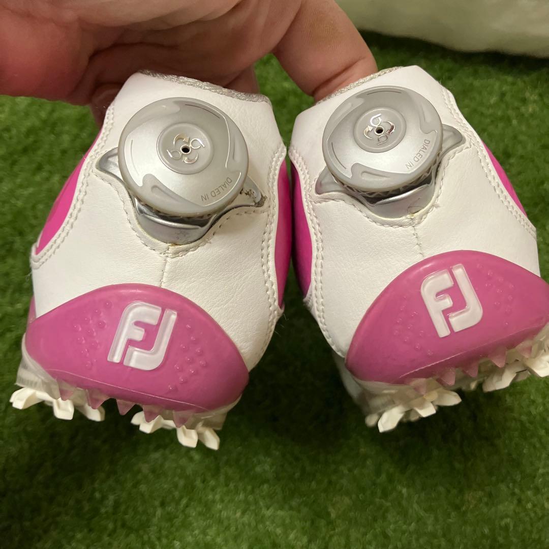 新品未使用】FootJoy ゴルフシューズ DNA ピンク 24cm ワイド - メルカリ