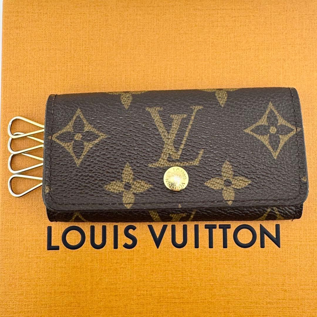 【極美品】ルイヴィトン ミュルティクレ4 キーケース 4連 モノグラム