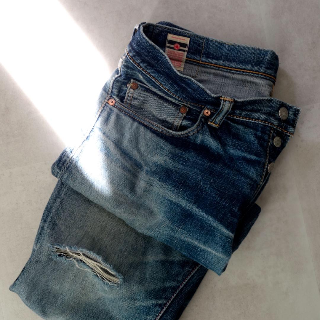 桃太郎ジーンズ VINTAGE LABEL ストレートデニム