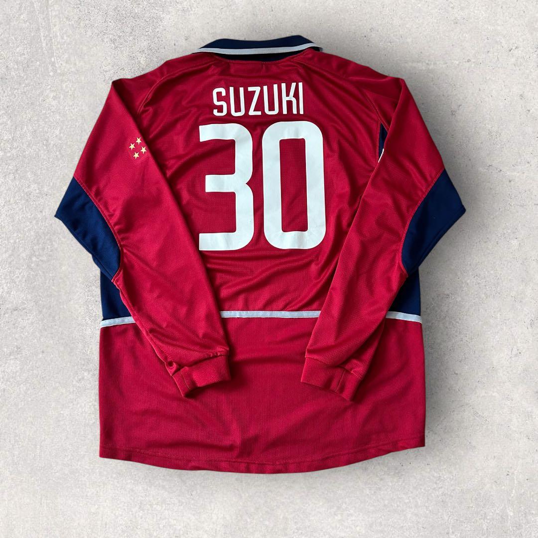 鹿島アントラーズ NIKE ACL 2002 支給品ユニフォーム 鈴木隆行 - メルカリ