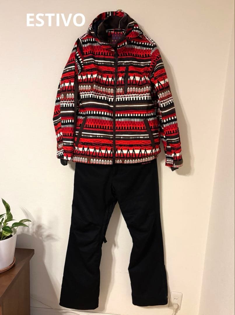 ESTIVO スキーウェア 上下セット スノボウェア レディース M