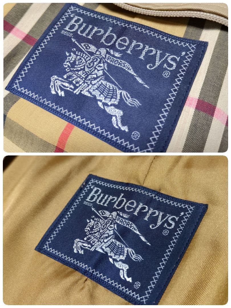 BURBERRY　ライナー付きステンカラーコート　L　ノバチェック　ベージュ