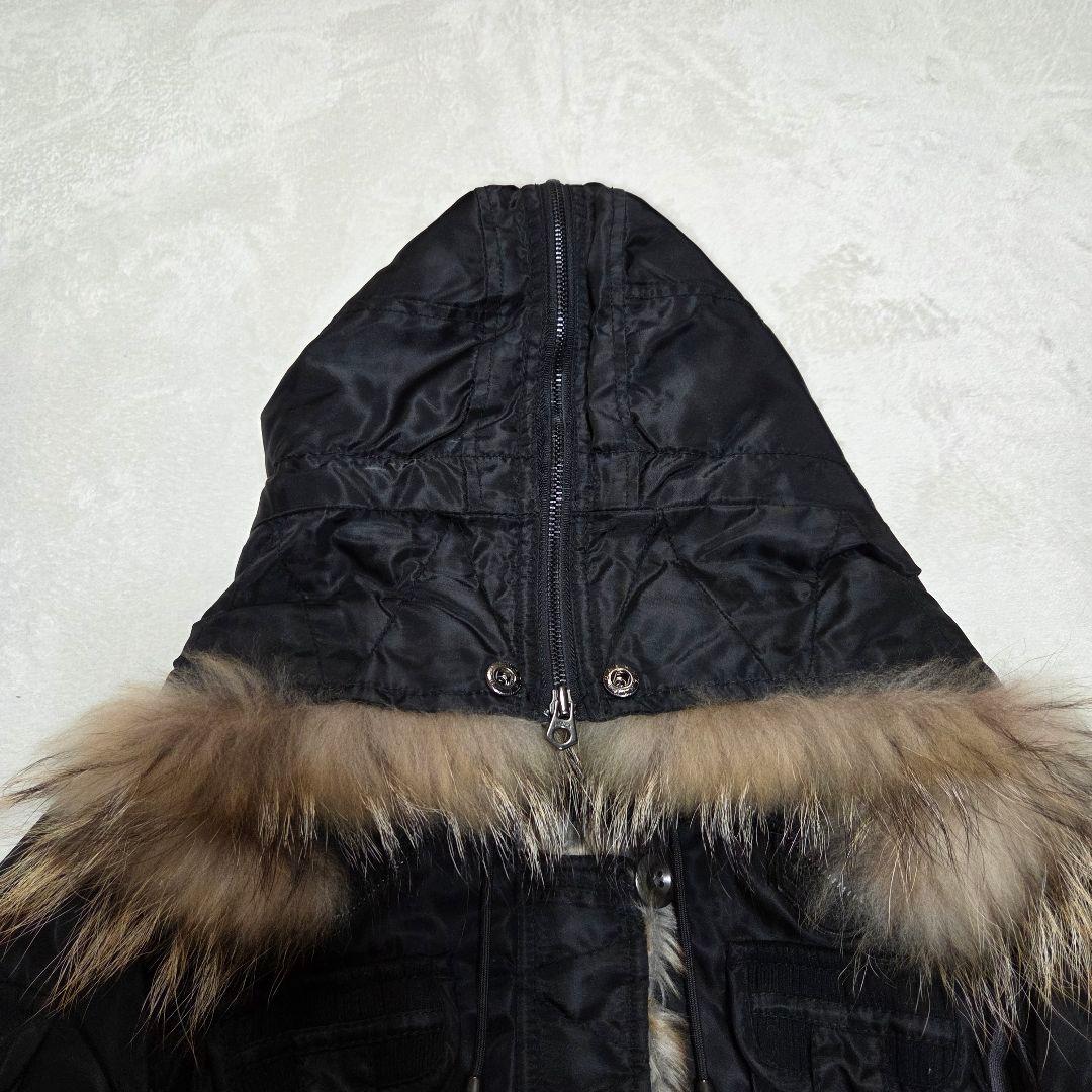 AVIREX N-2Bジャケット ミリタリージャケット y2k ラクーンファー