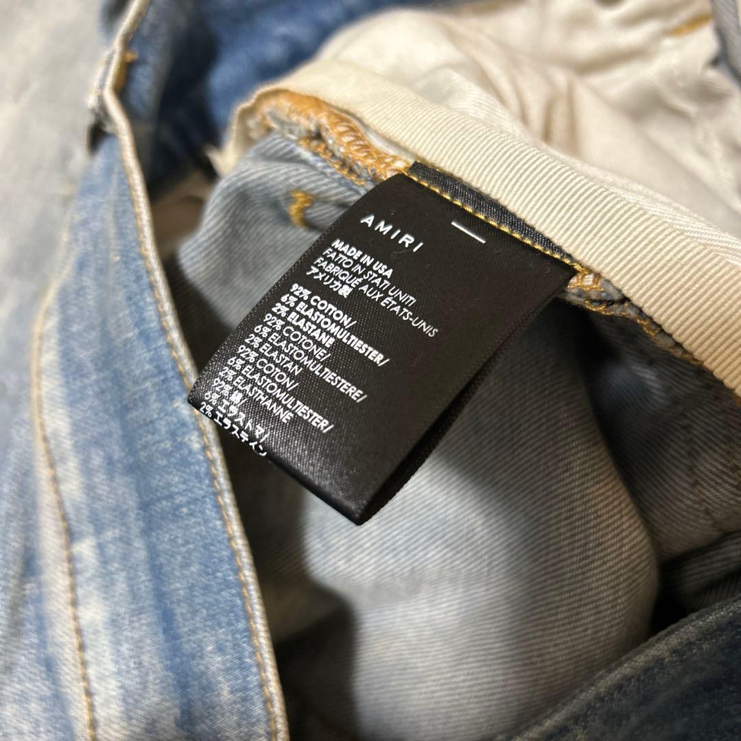 （名作・美品）AMIRI ショットガンダメージデニム　29