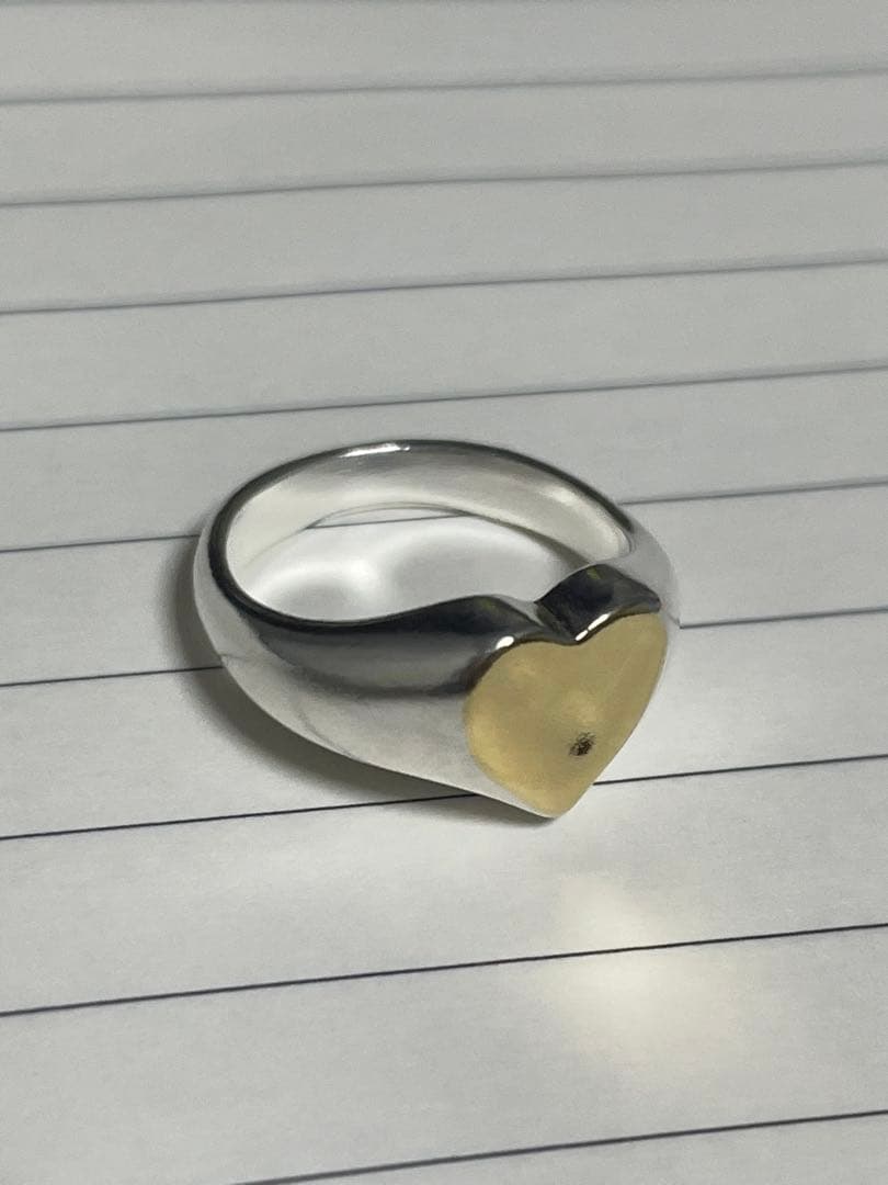 TEN. ハートシグネットリング MIX 5号
