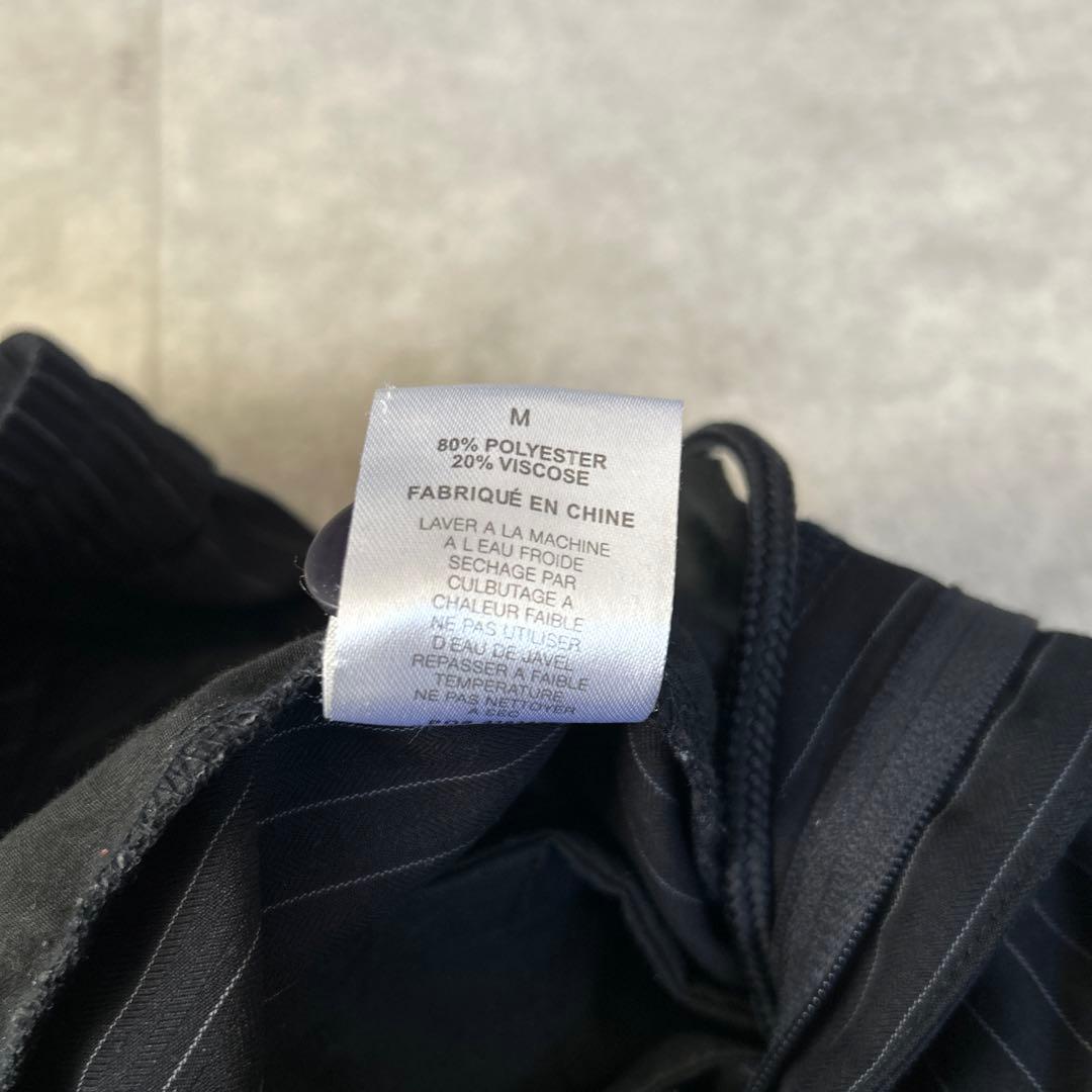 STUSSY ストライプパンツ イージースラックス Mサイズ ネイビー