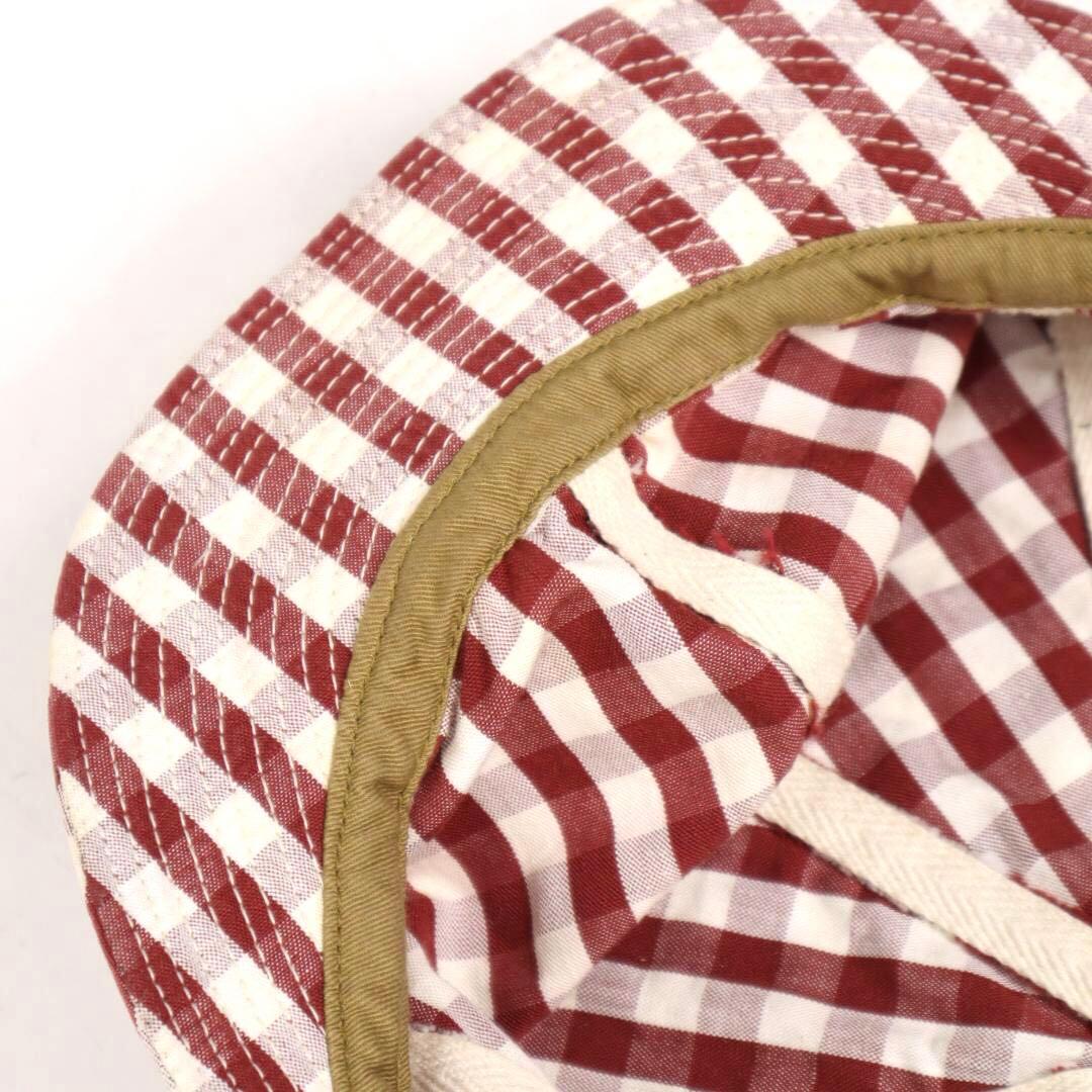 美品 試着のみ KAPITAL duffle ギンガムチェックリネンキャスケット