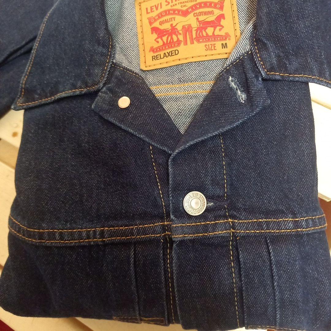 リーバイス 2ND トラッカーJKT M 501 セットアップ 濃紺 W32