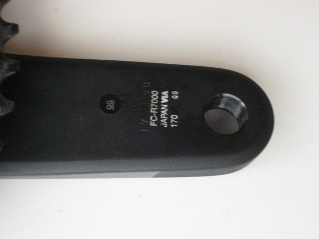 【中古　美品】FC-R7000 170ｍｍ 52-36T ブラック 11S