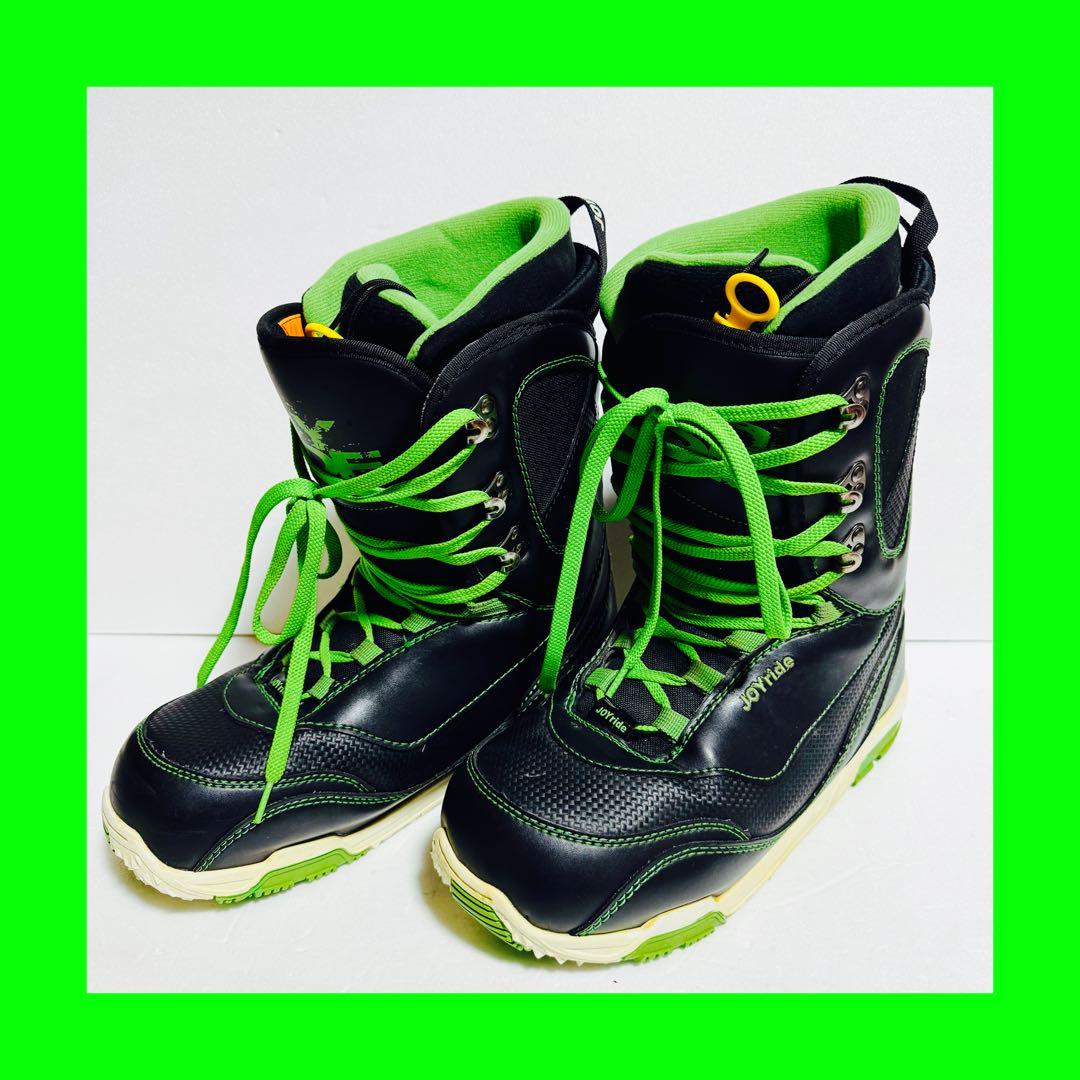 28cm JOYride スノーボードブーツ 黒/緑初心者格安特価激安 - メルカリ