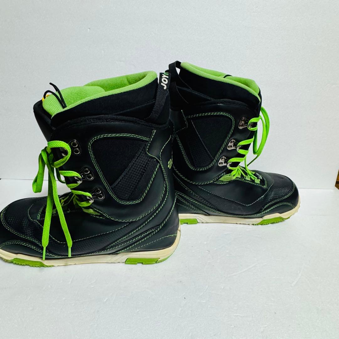 28cm JOYride スノーボードブーツ 黒/緑初心者格安特価激安 - メルカリ