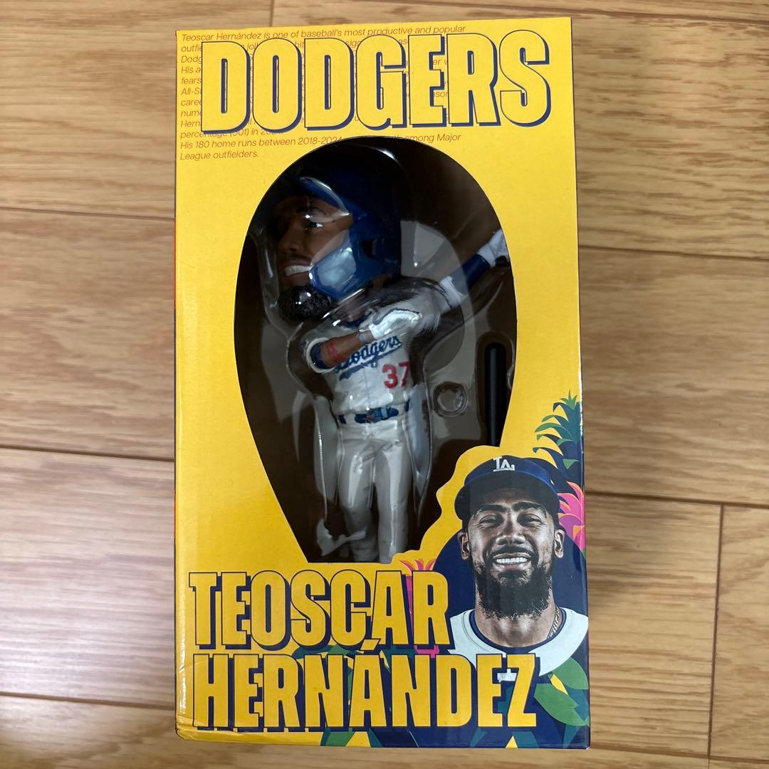【未開封】球場配布ボブルヘッド　ロサンゼルスドジャース　テオスカー・ヘルナンデス