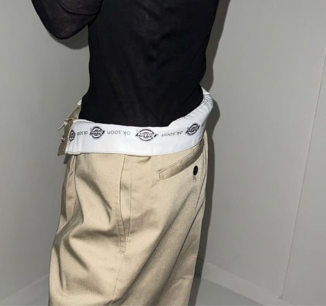 ok.soon×dickies ワイドチノ パンツ チノ
