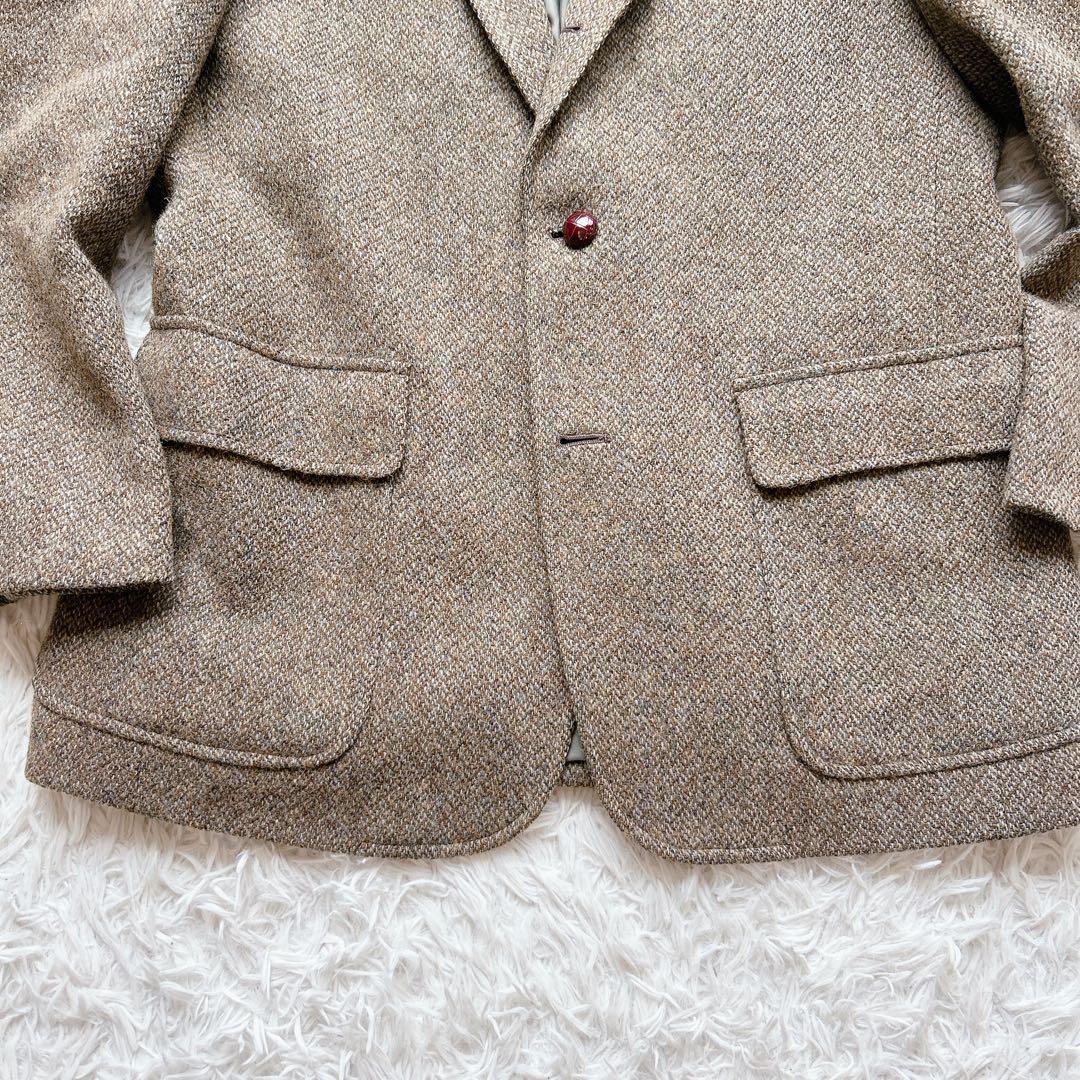 美品 J.PRESS ハリスツイード テーラード ジャケット くるみボタン