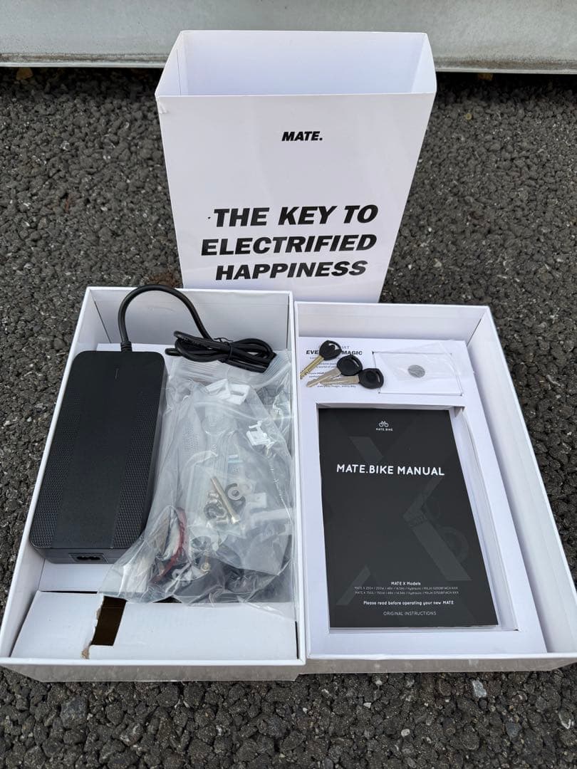 新型ロゴ MATE BIKE MATE X 250 Subdued Black