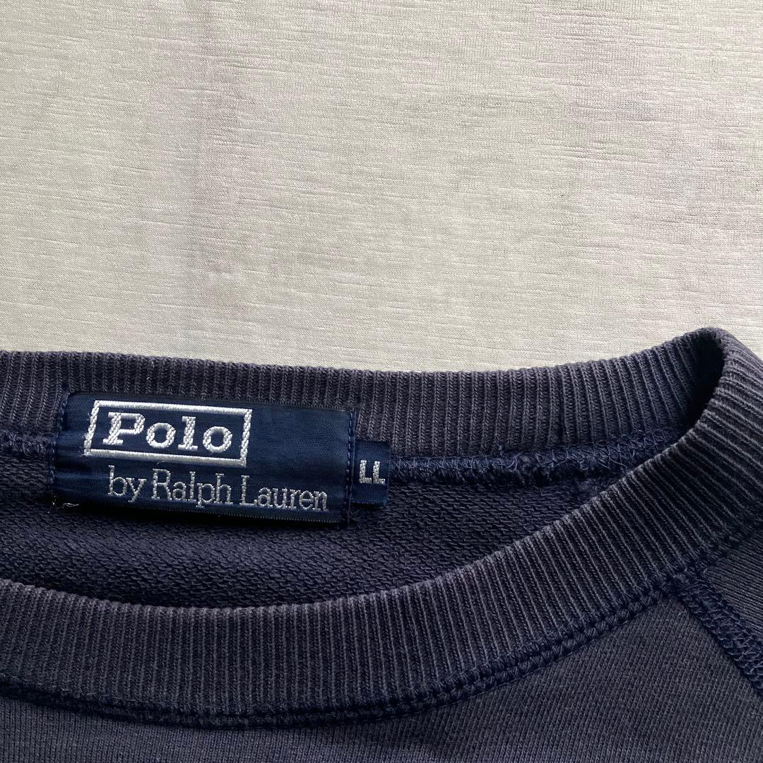 old Ralph Lauren /スウェット フェード ネイビー LL