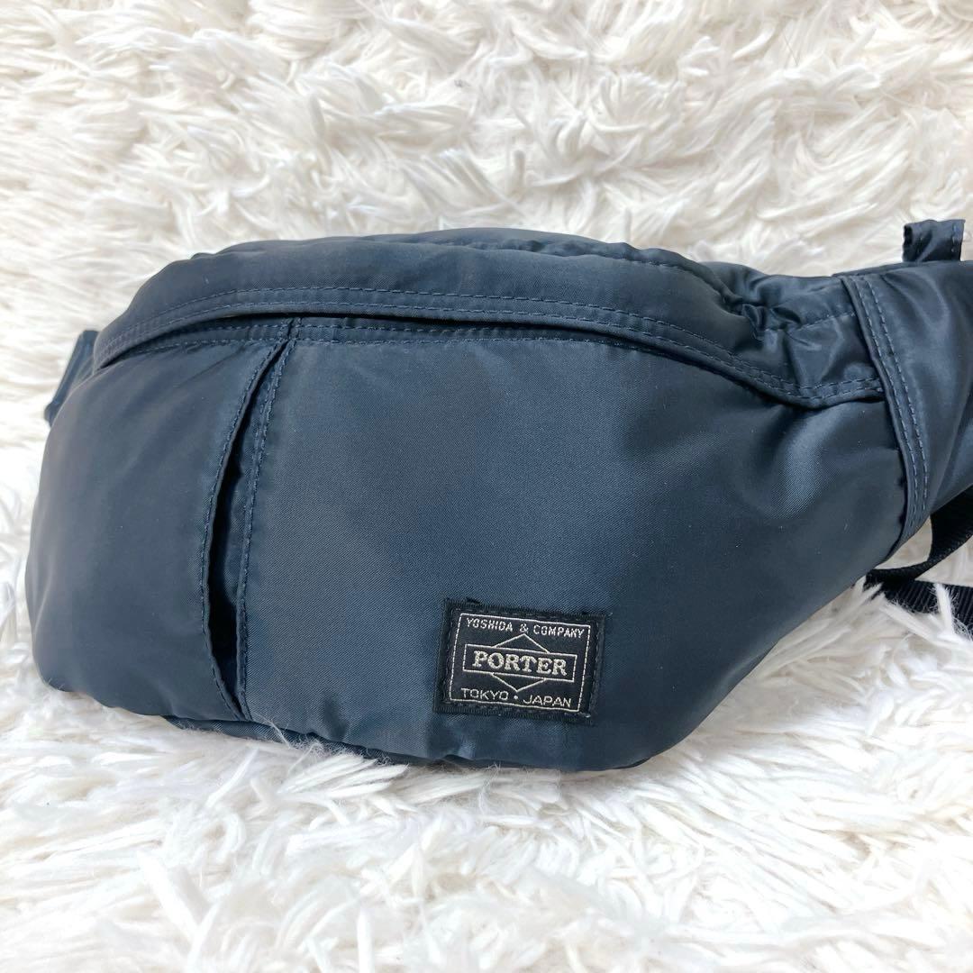 びぃぐる ポーター タンカー アイアンブルー ウエストポーチ ボディ