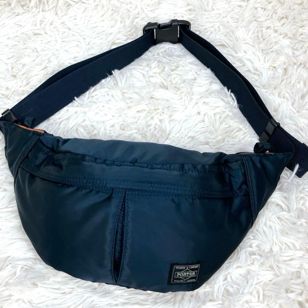 びぃぐる ポーター タンカー アイアンブルー ウエストポーチ ボディ