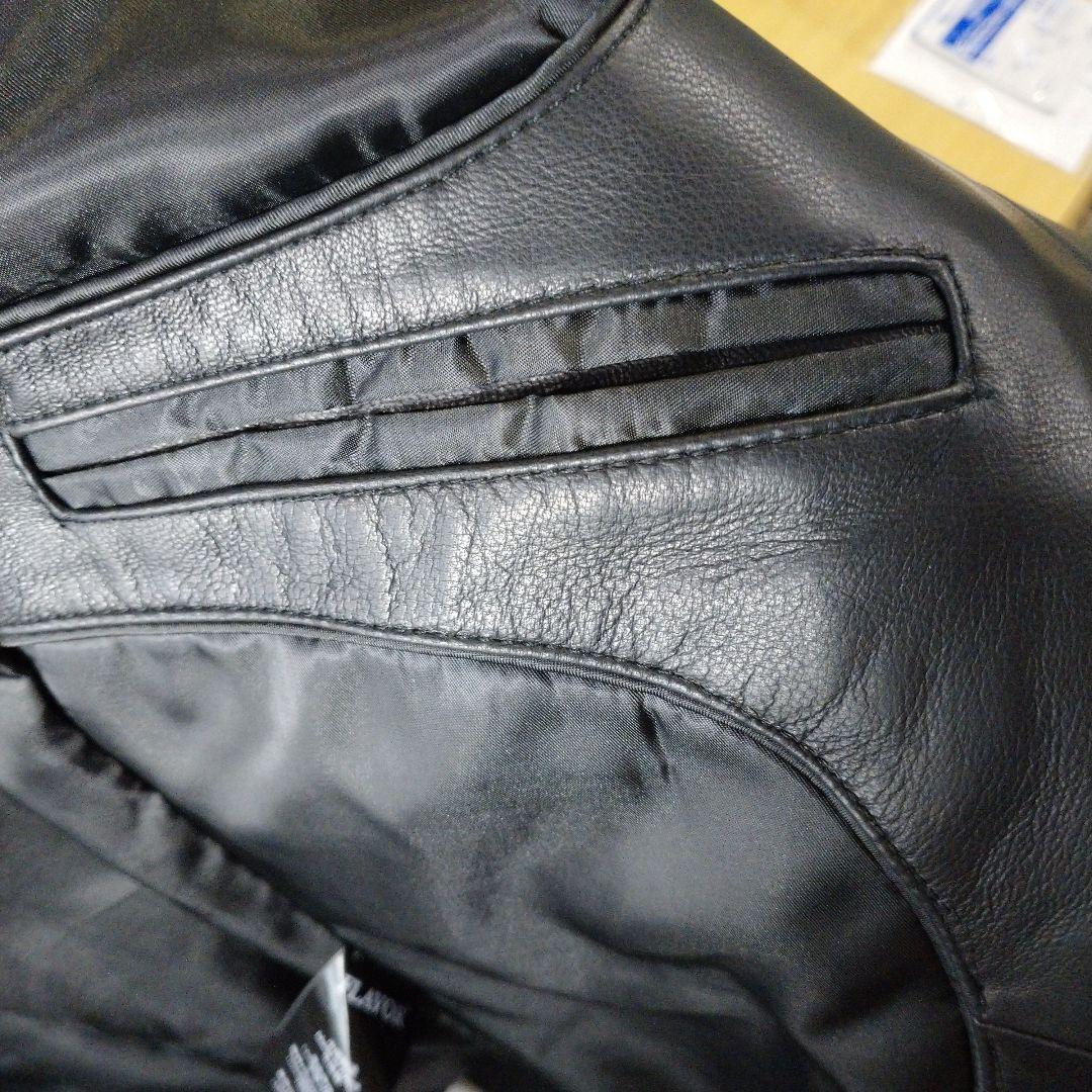 ♦️新品未使用♦️ FLAVOR メンズ レザー 羊革 本革 ジャケット