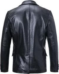 ♦️新品未使用♦️ FLAVOR メンズ レザー 羊革 本革 ジャケット