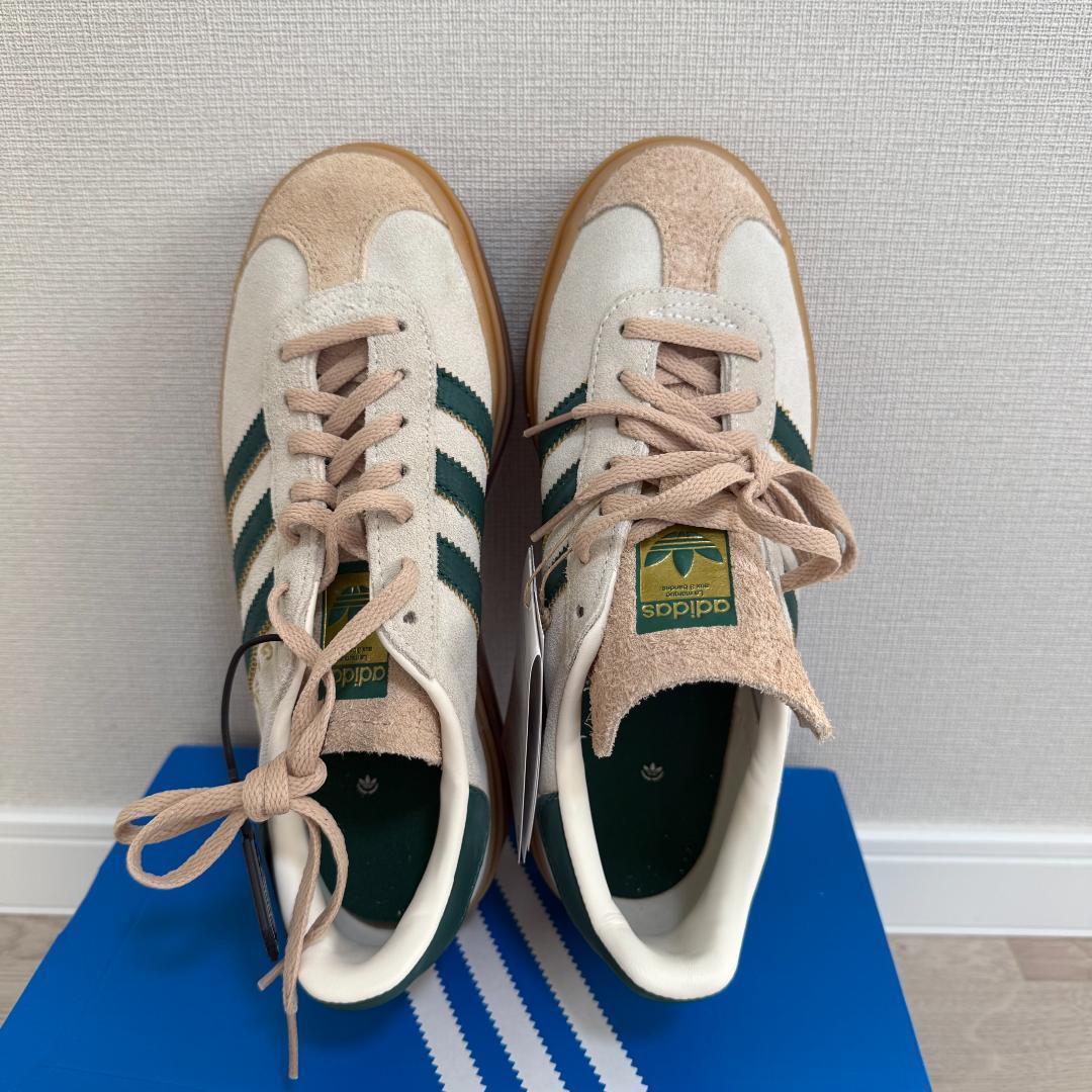 新品未使用✨アディダス ガゼル ボールド グリーン 23.5cm ID7056