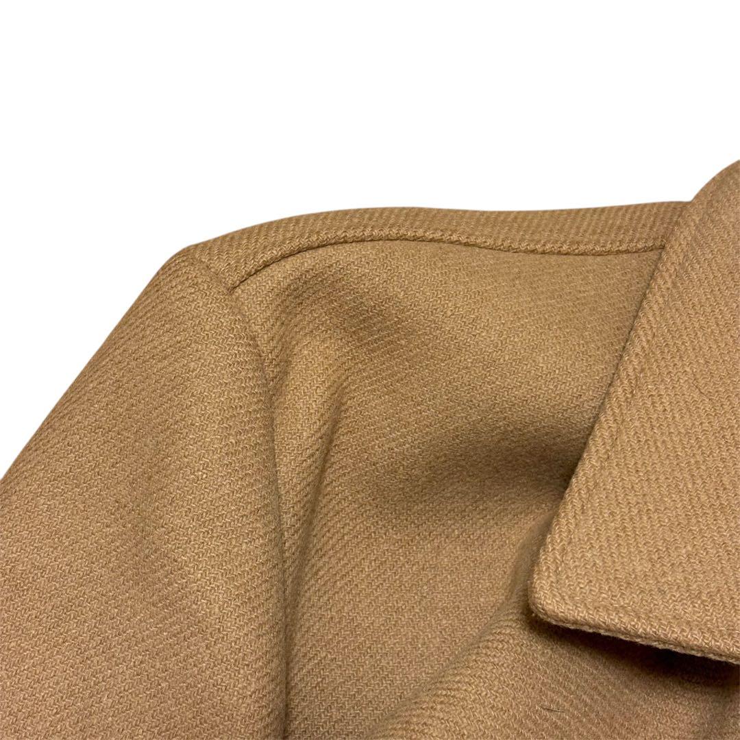 HUGO BOSS ヒューゴ　ウールコート キャメル メンズ ステンカラー