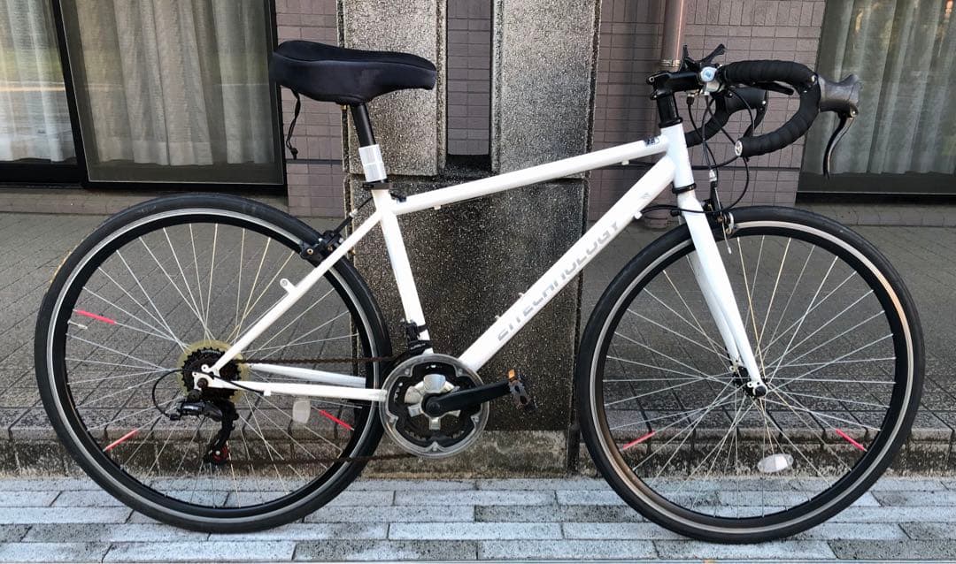 21Technology 700C ロードバイク 白 東京引取 - メルカリ