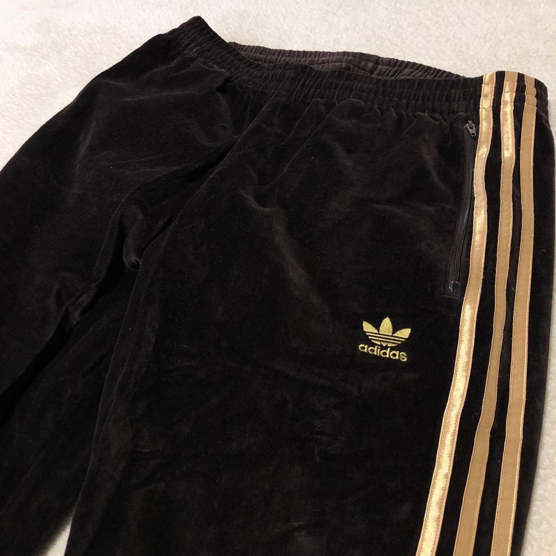 上のみ　adidas BY別注 ベロア トラックジャケット　M