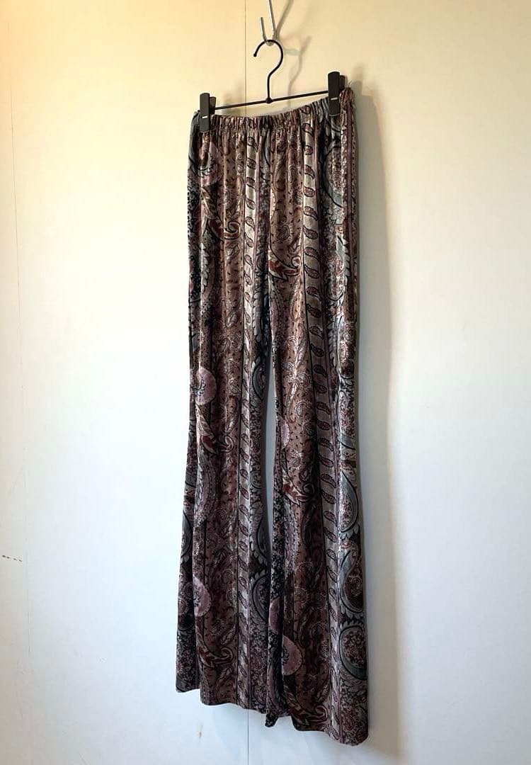 90s ペイズリーベロアパンツ itimi jantiques hooked