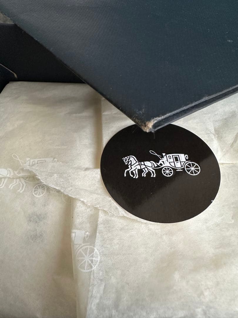 【新品✨未使用品】COACH 6 リング キー ケース クロスグレイン レザー