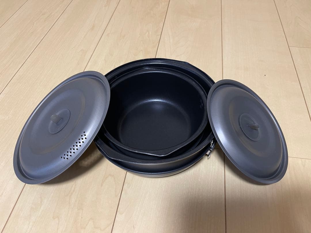 スノーピーク ヤエンストーブナギ ヤエンクッカー1000 1500 3点セット