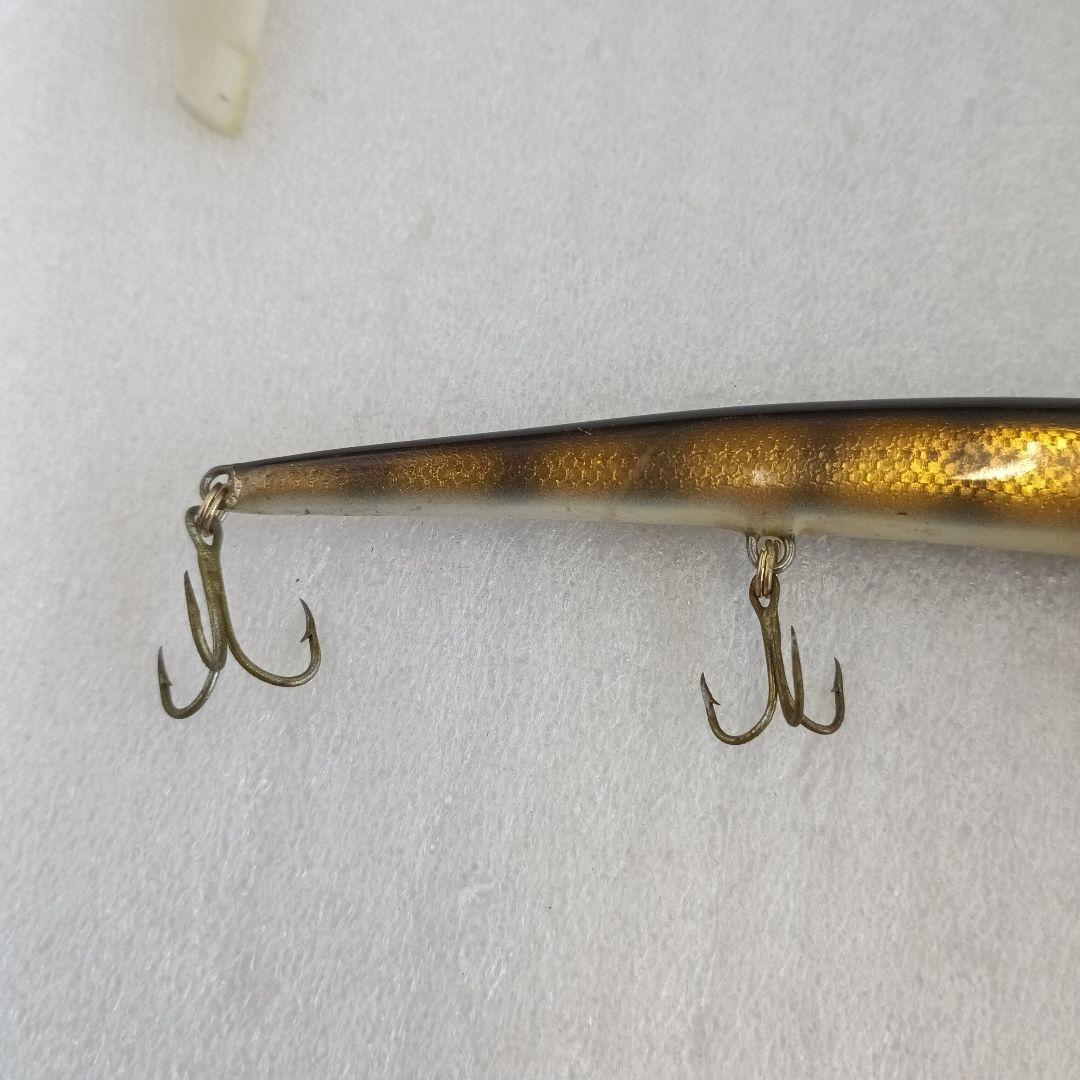 オールドハンドメイドルアー　ナベミノー　約13センチ　2個セット