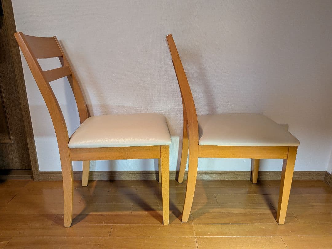 《送料込》ダイニングチェア オーク材 いす 椅子 木製家具 無印