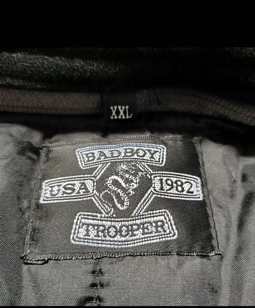 BAD BOY USA バイクジャケットカーキオリーブ Y2k プロテクター付き