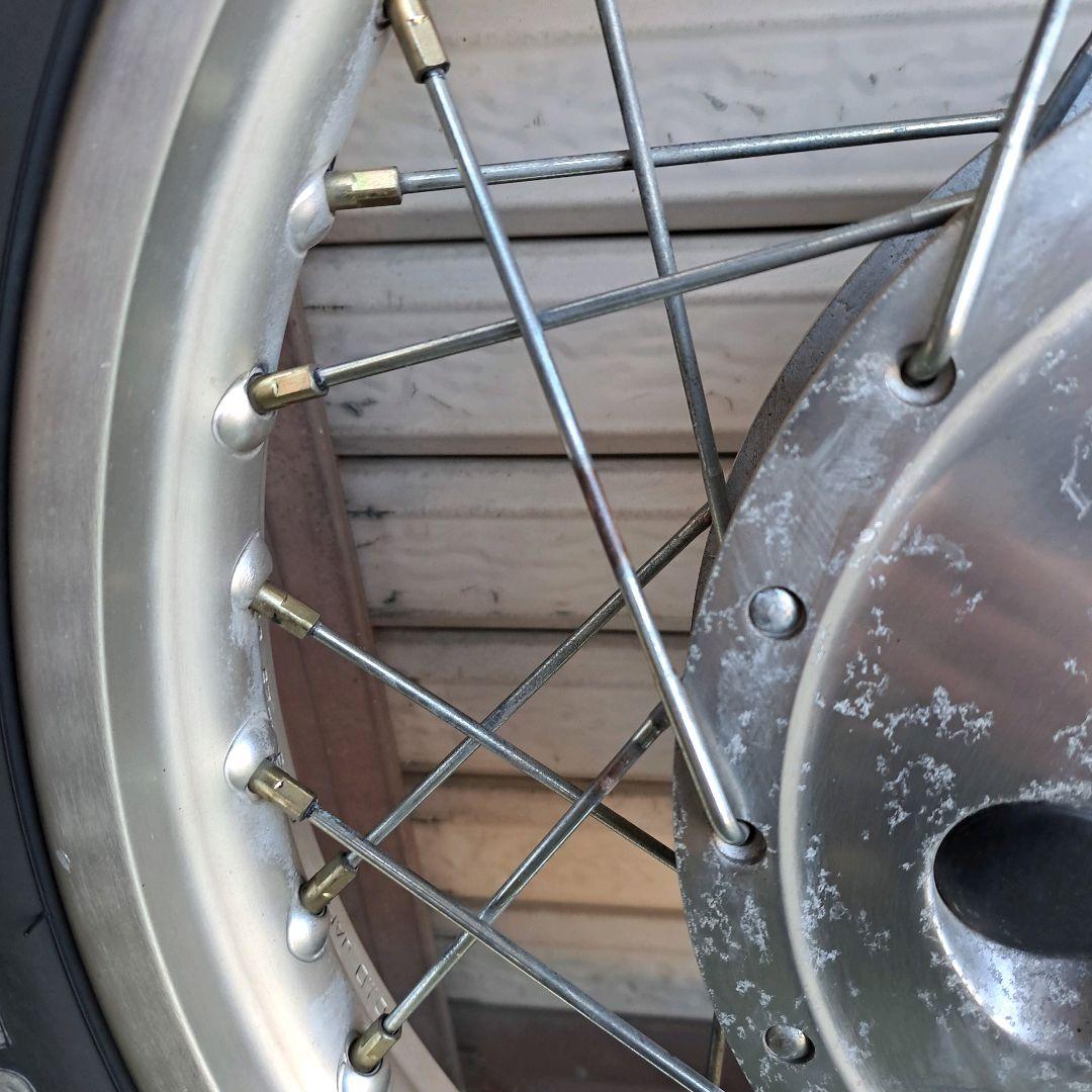 ヤマハ SR400 SR500 ホイール ドラムブレーキ バイクパーツ 当時物