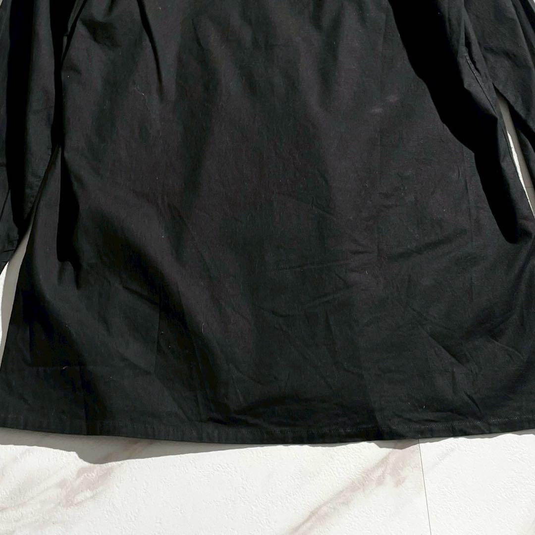 希少】マルセルラサンス 長袖シャツ 90s フランス製 コットン ブラック