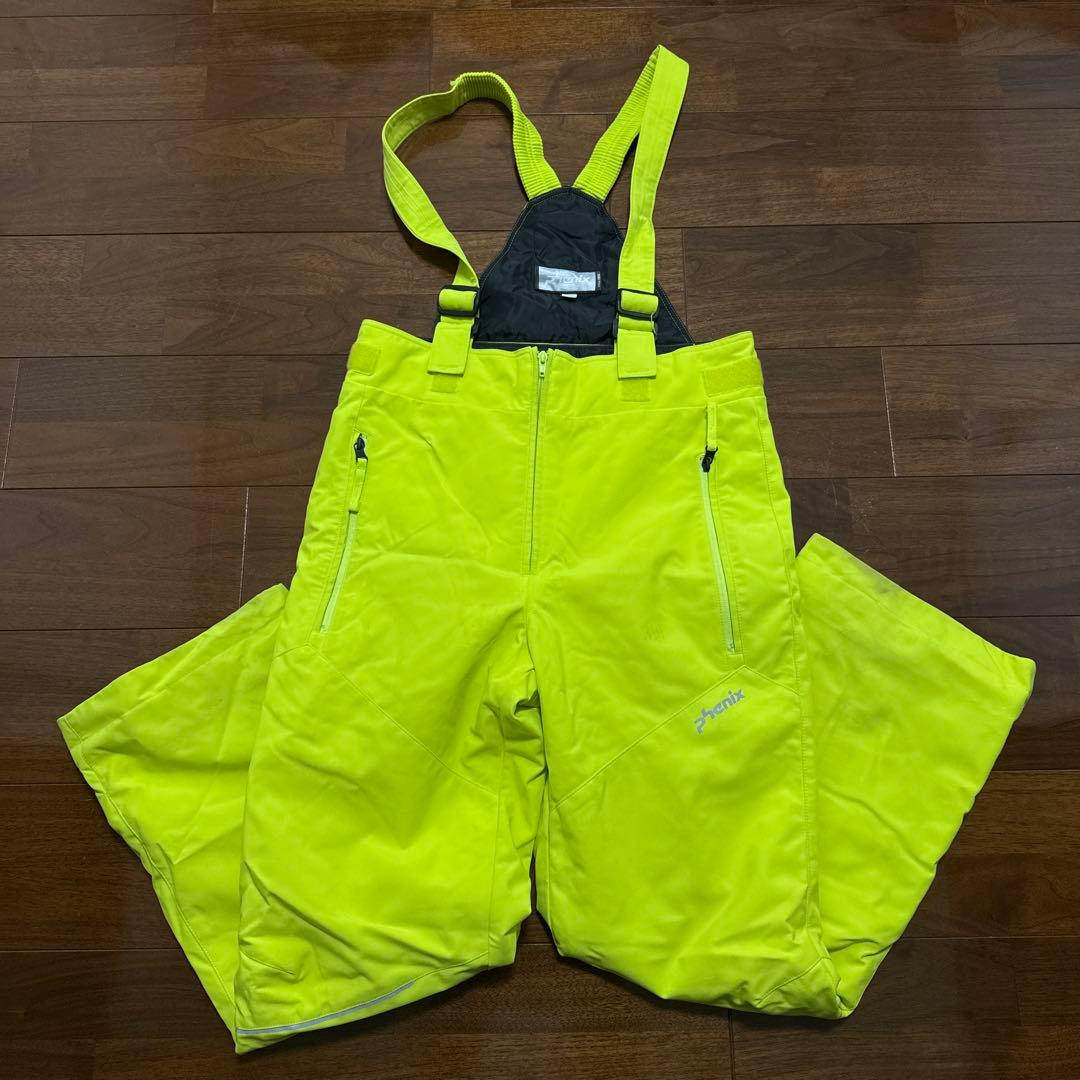 phoenix スキーウェアセット 160 黒/黄