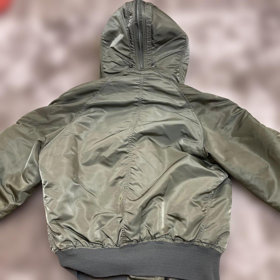 90s USA製 ALPHA N2B フライトジャケット N-2B オリーブ お